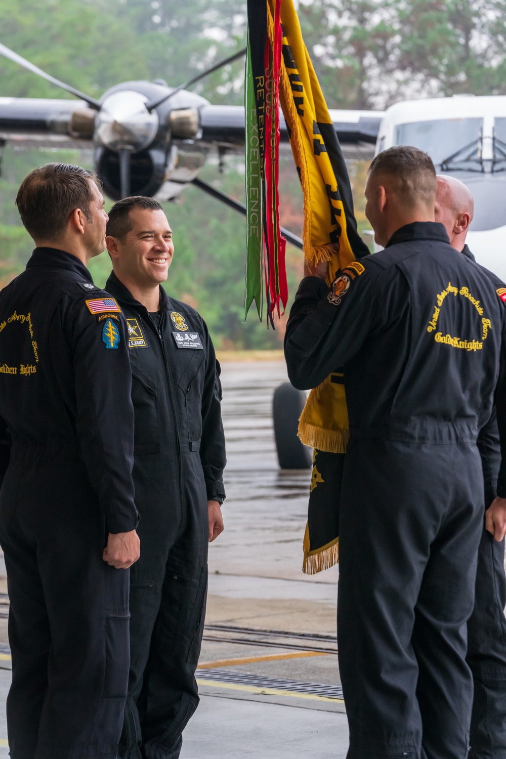 The U.S. Army Parachute Team welcomes new Command Sergeant Major