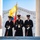 Ecuadorian President Guillermo Lasso Participates in an Armed Forces Full Honors Wreath-Laying Ceremony at the Tomb of the Unknown Soldier