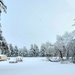 December 2022 snow scenes in Fort McCoy's Pine View Recreation Area