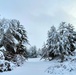 December 2022 snow scenes in Fort McCoy's Pine View Recreation Area