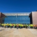 Enclosure ceremony marks construction milestone at Next NGA West campus