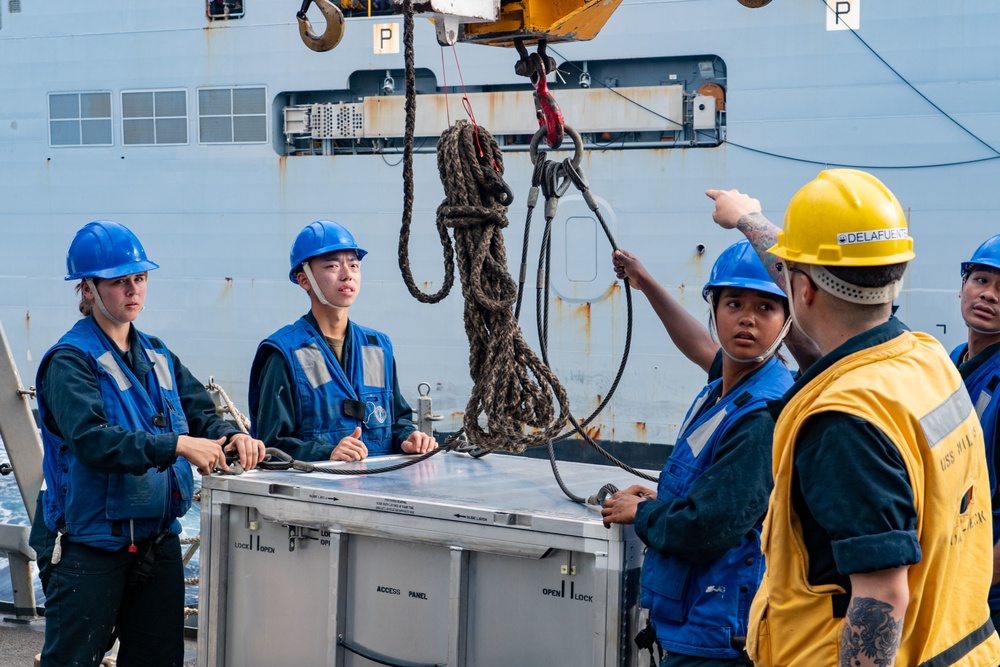 USS Milius (DDG 69) Sails In The Philippine Sea