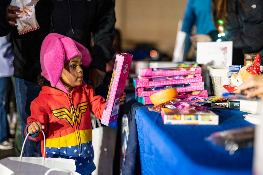 Holiday cheer spread at Travis AFB