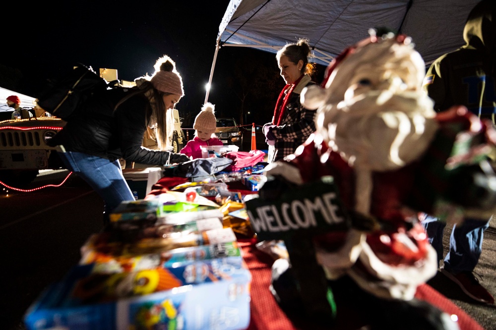 Holiday cheer spread at Travis AFB