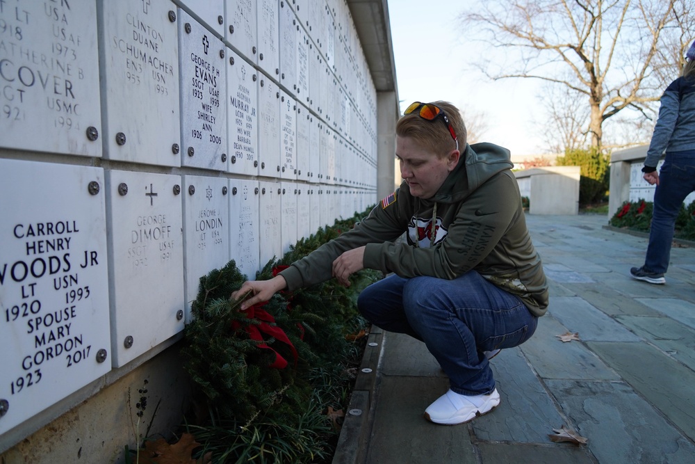 AFMAO team lays wreaths at Arlington National Cemetery