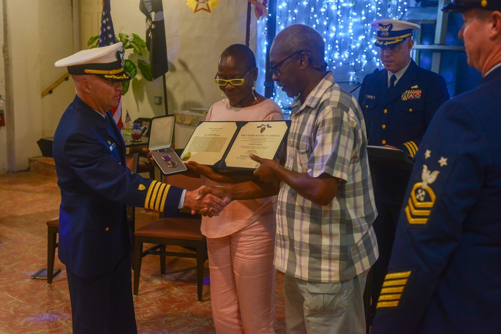 Purple Heart Presented to Family of William Weech