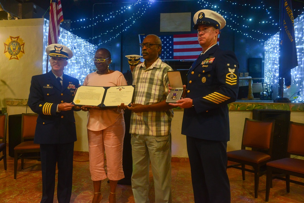 Purple Heart Presented to Family of William Weech