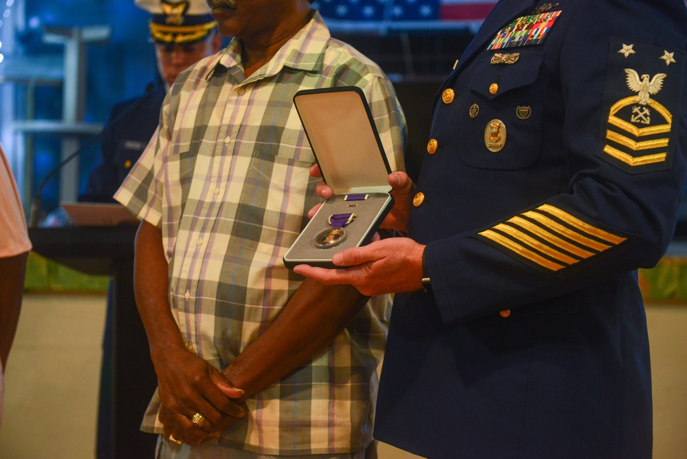 Purple Heart Presented to Family of William Weech