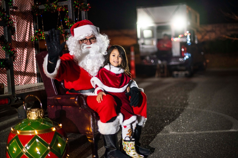 Holiday cheer spread at Travis AFB