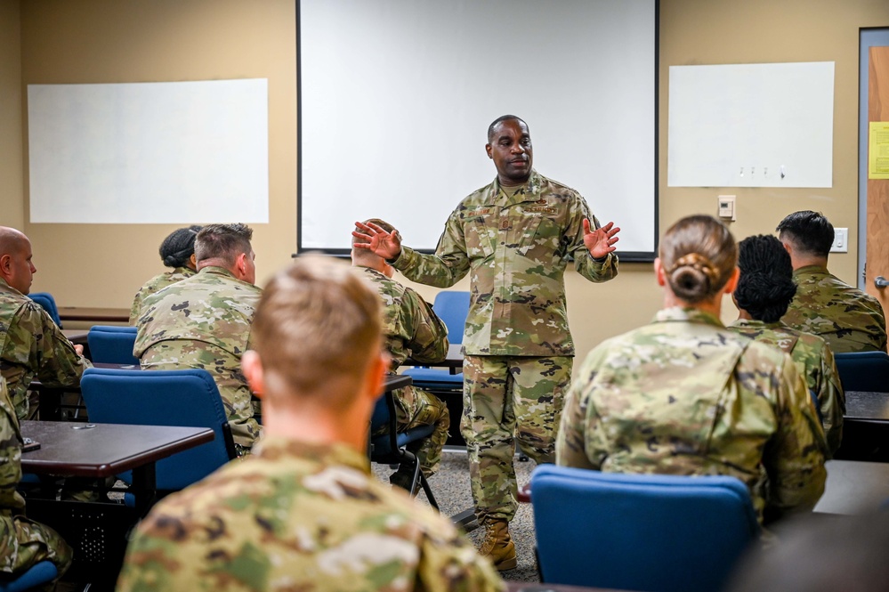 ANG Command Chief Williams visits 165th AW