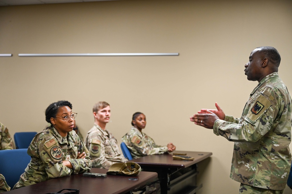 ANG Command Chief Williams visits 165th AW