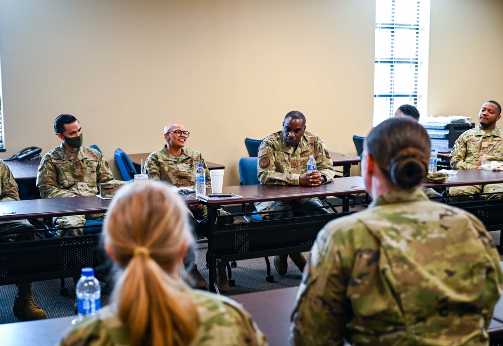 ANG Command Chief Williams visits 165th AW