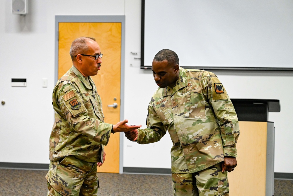 ANG Command Chief Williams visits 165th AW