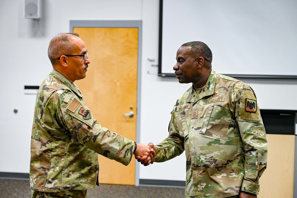 ANG Command Chief Williams visits 165th AW