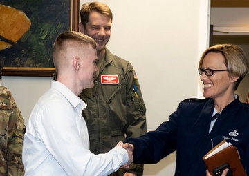 Air Force Research Laboratory Commander Visits Air University