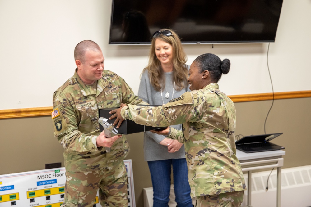 CW3 Cory Shook Farewell Ceremony - 10th MDSB