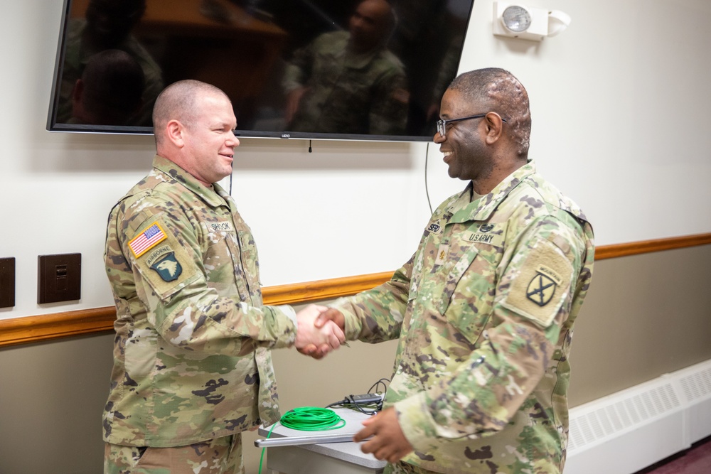 CW3 Cory Shook Farewell Ceremony - 10th MDSB
