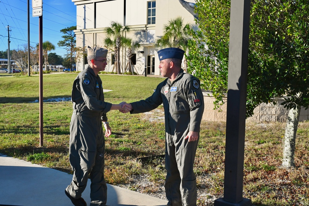 Rear Adm. Hash visits 513th EWS Crows