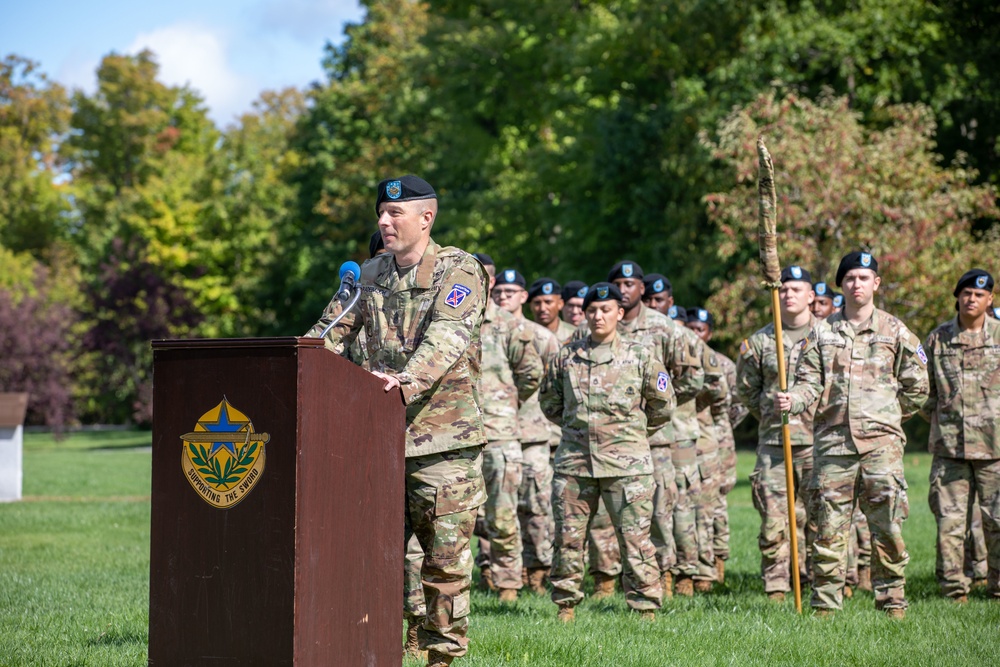 548th Division Sustainment Support Battalion Change of Responsibility