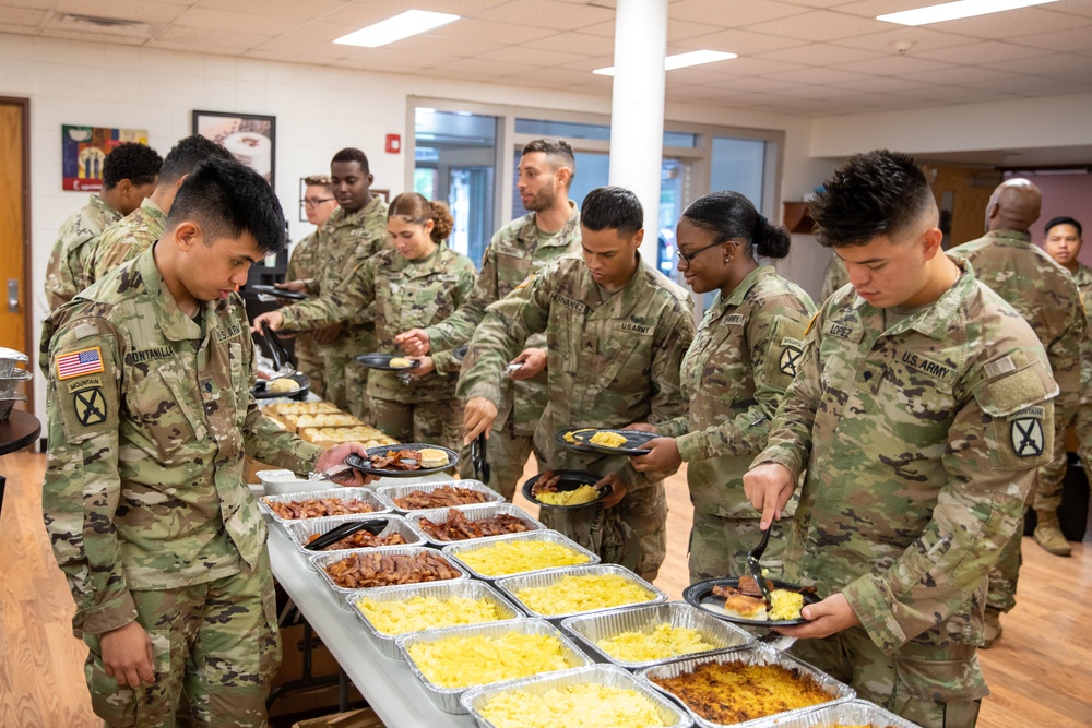 Alpha Company, 548th DSSB Spiritual Breakfast