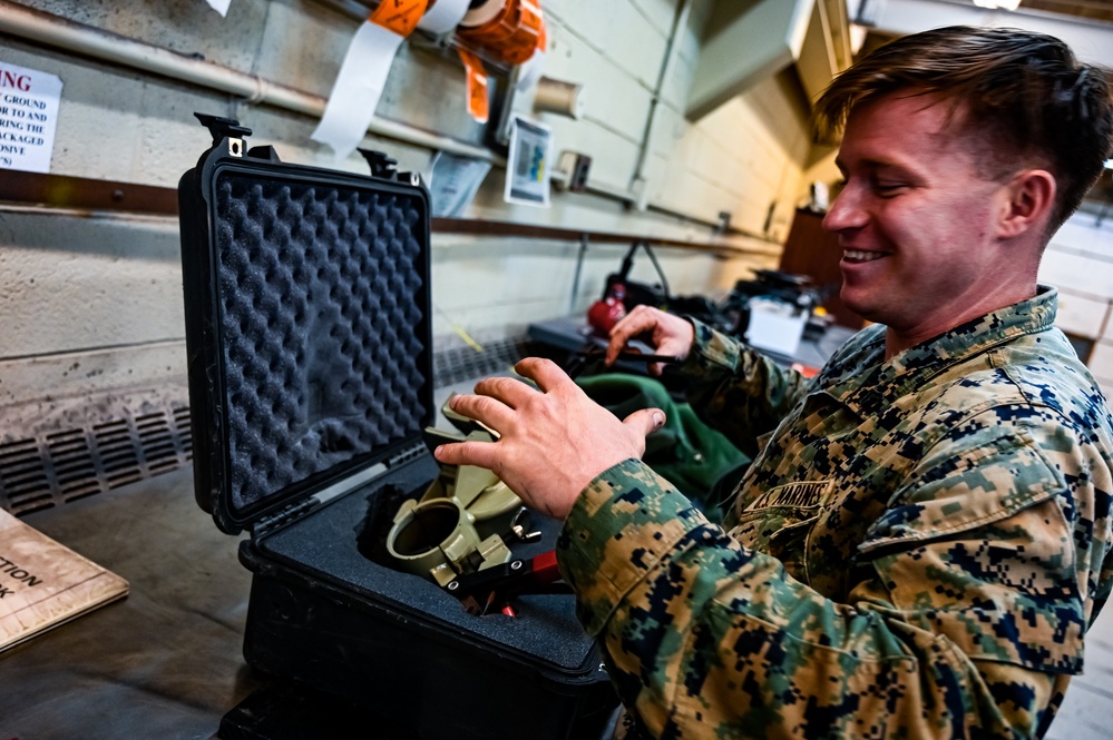 MAG-49 Marines assemble Lethal Ordnance with the help of 305th Airmen