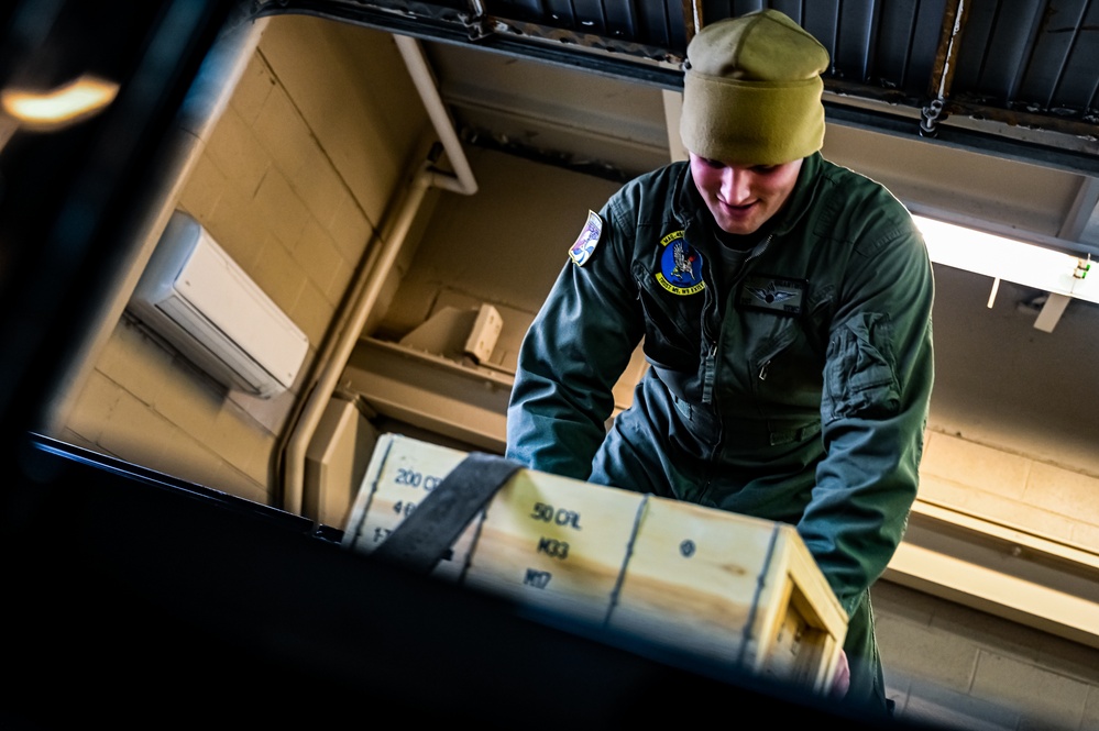 MAG-49 Marines assemble Lethal Ordnance with the help of 305th Airmen