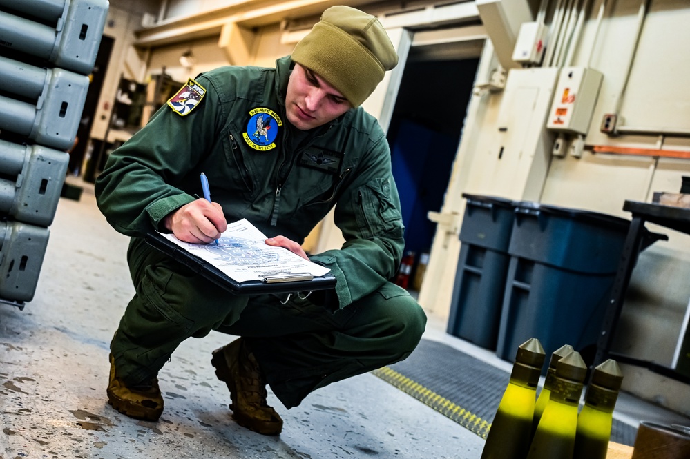 MAG-49 Marines assemble Lethal Ordnance with the help of 305th Airmen