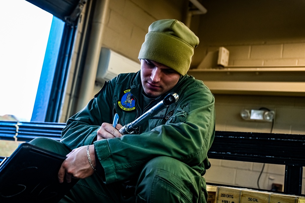 MAG-49 Marines assemble Lethal Ordnance with the help of 305th Airmen