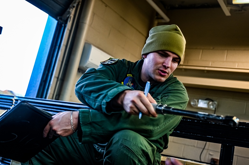 MAG-49 Marines assemble Lethal Ordnance with the help of 305th Airmen