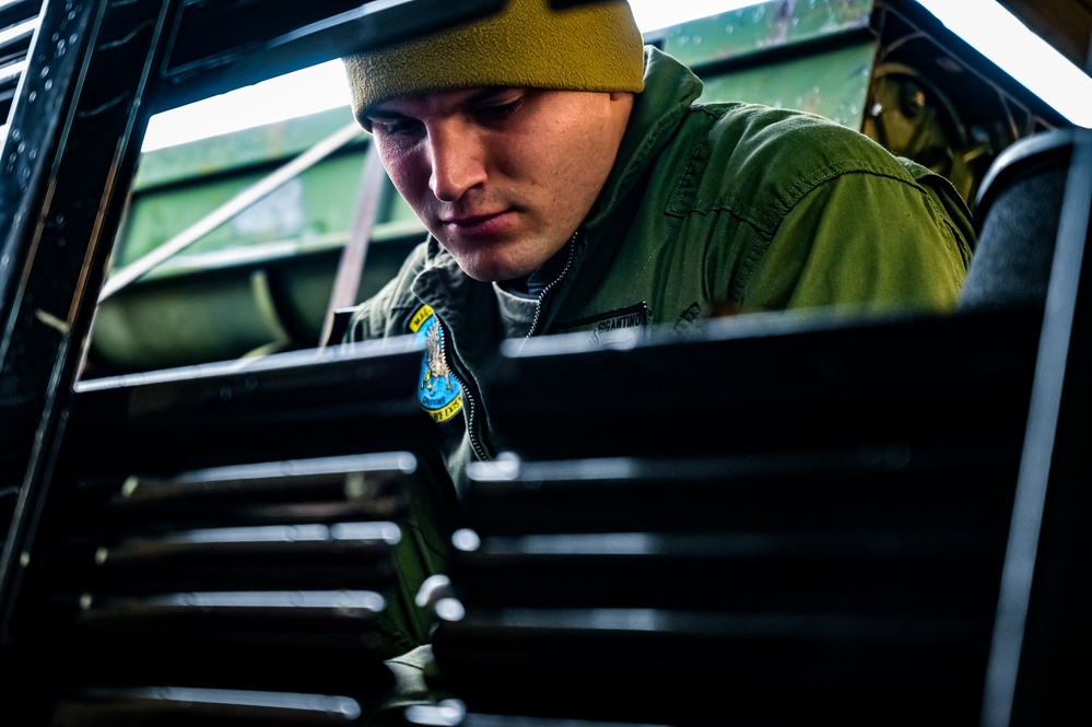 MAG-49 Marines assemble Lethal Ordnance with the help of 305th Airmen