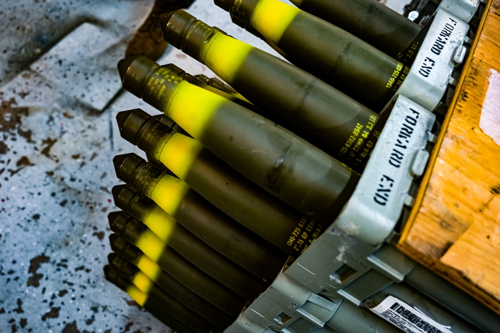 MAG-49 Marines assemble Lethal Ordnance with the help of 305th Airmen