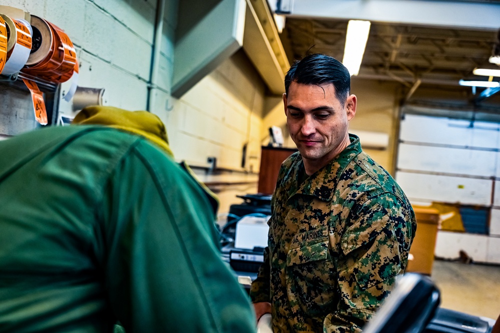 MAG-49 Marines assemble Lethal Ordnance with the help of 305th Airmen