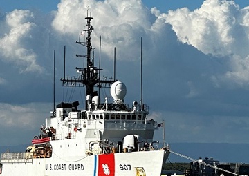 USCGC Escanaba returns home following 42-day Caribbean Sea patrol