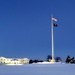 American Flag and Fort McCoy