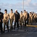 USS Makin Island man the rails ceremony