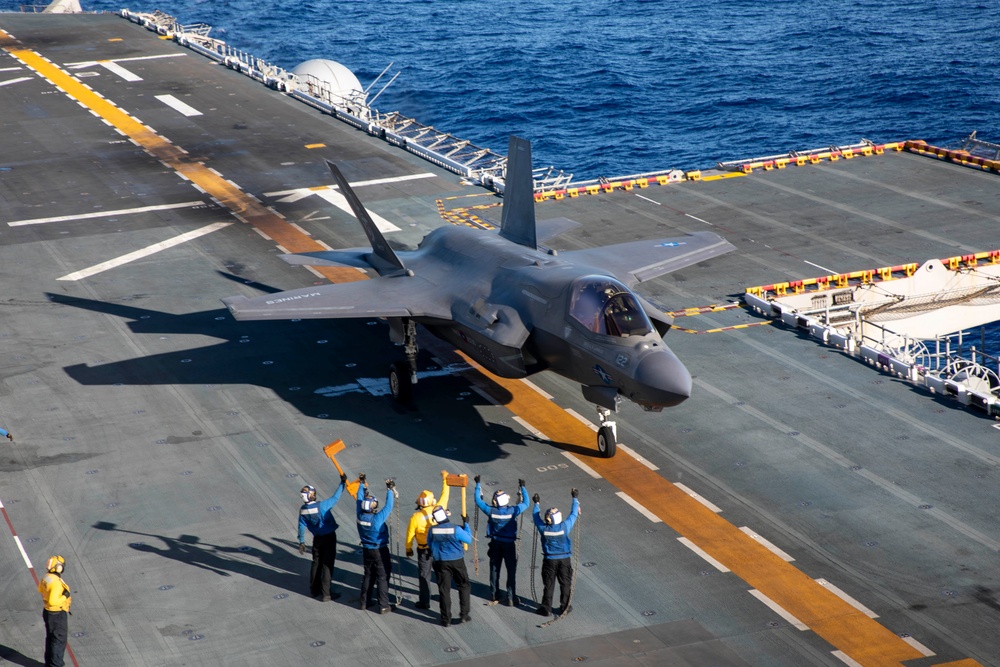 USS Makin Island Flight Deck Operations