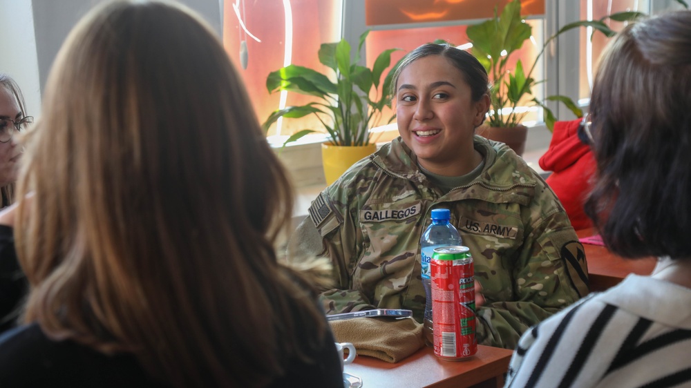 GREYWOLF Troopers Visit Polish Students