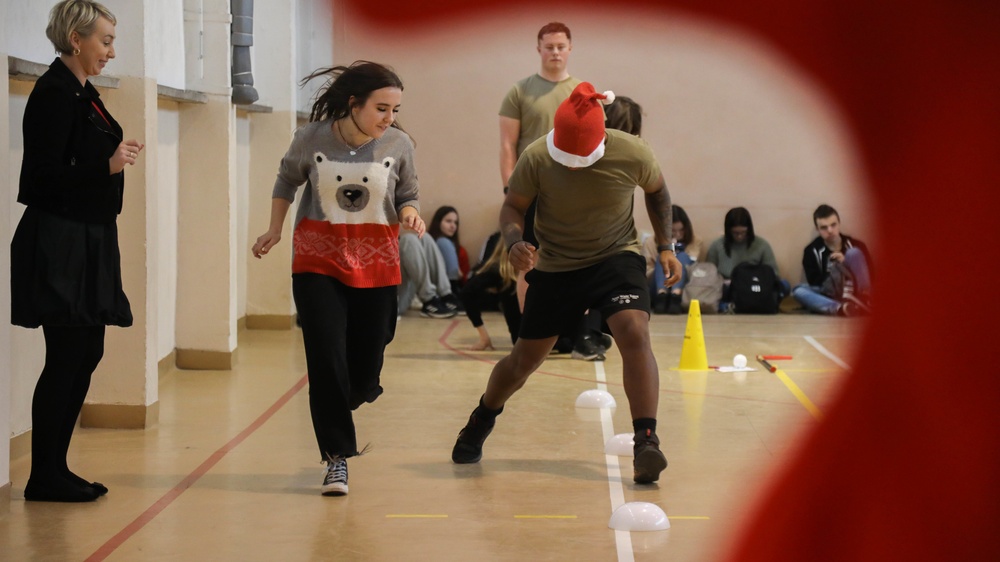 GREYWOLF Troopers Visit Polish Students