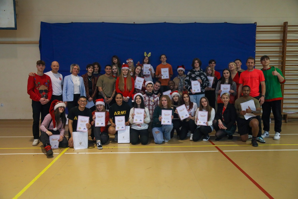 GREYWOLF Troopers Visit Polish Students