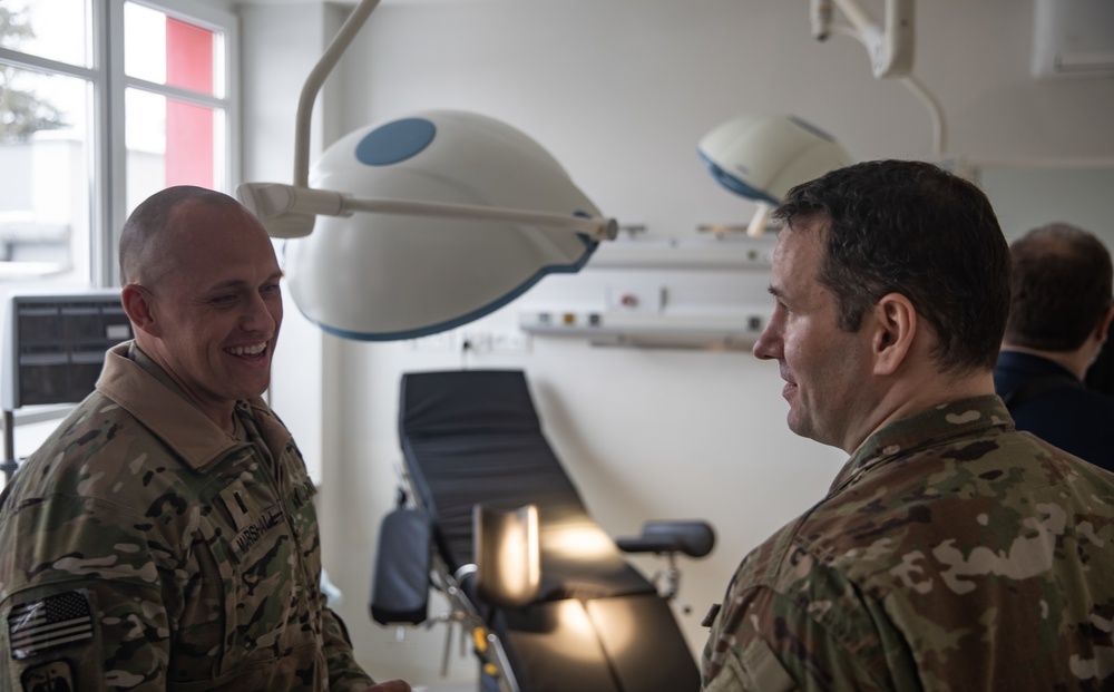 1st Inf. Div. Surgeon Tours New ER Wing Bolesławiec, Poland