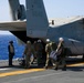 U.S. Marine Corps MV-22B Ospreys launch from USS Makin Island