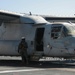 U.S. Marine Corps MV-22B Ospreys launch from USS Makin Island