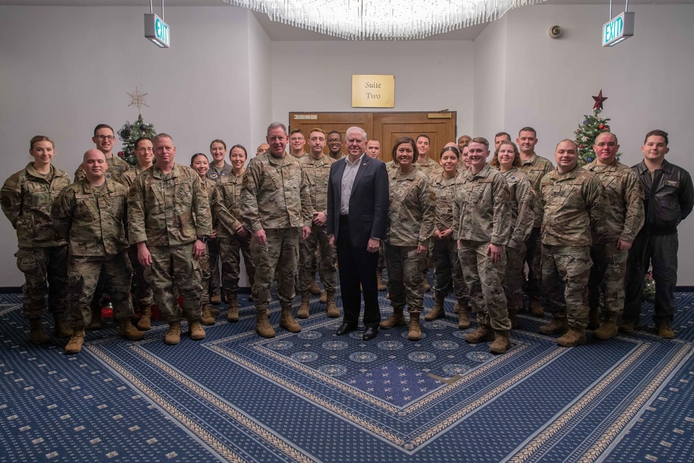 SECAF visits; recognizes RAB Airmen