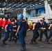 Sailors Heave Replenishment Line