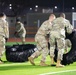 CSM Teakell leads noncommissioned officers in physical training