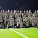 CSM Teakell leads noncommissioned officers in physical training