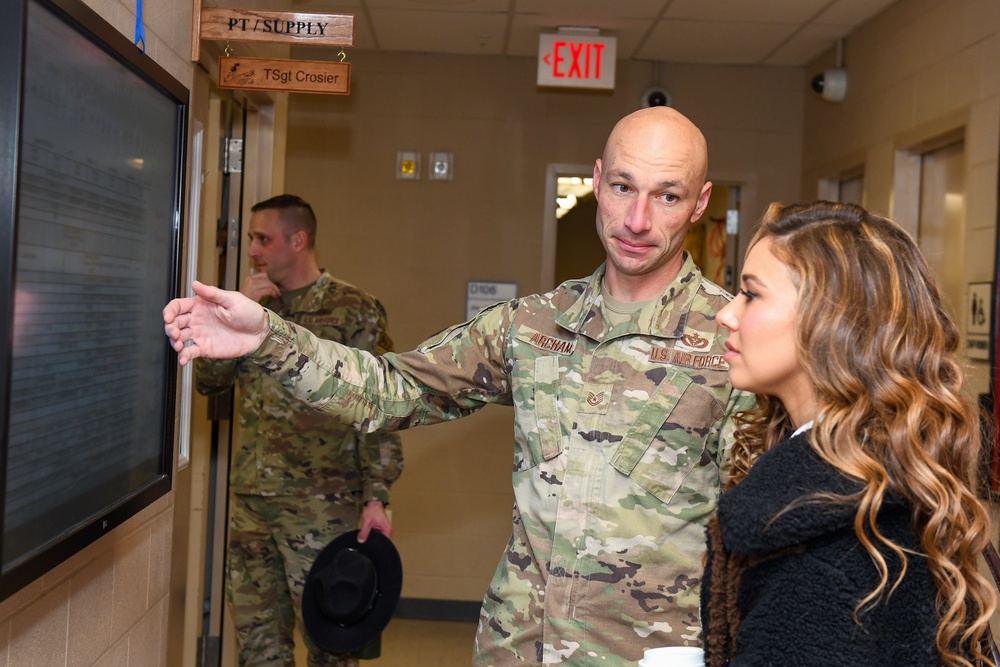 Haley Reinhart Visits JBSA-Lackland Dec. 20, 2022