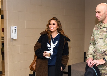 Haley Reinhart Visits JBSA-Lackland Dec. 20, 2022