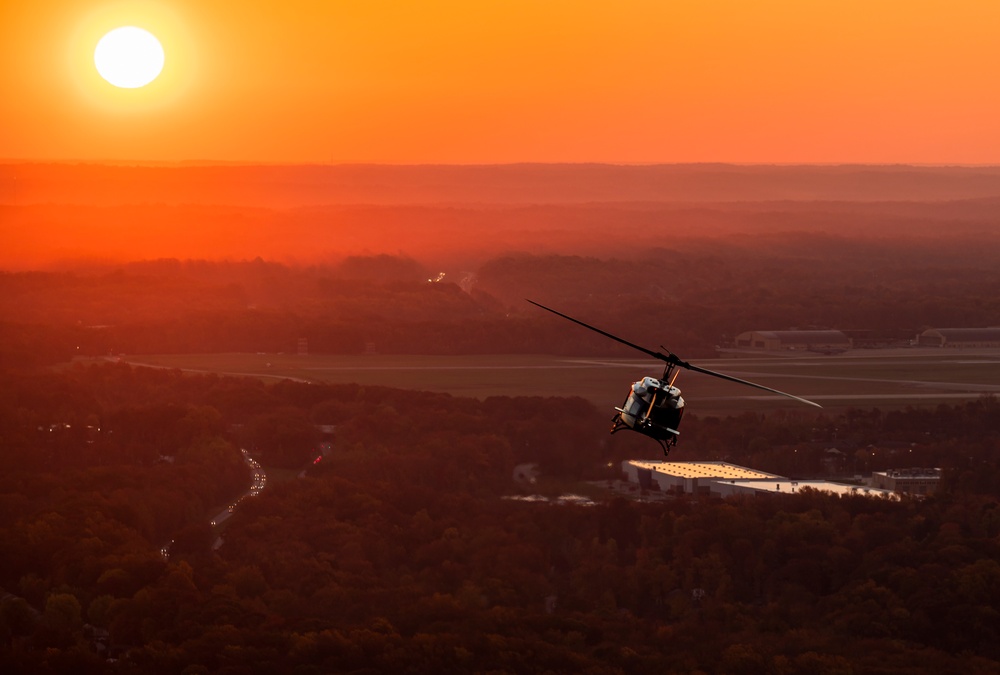 1st Helicopter Squadron Flies Over Maryland