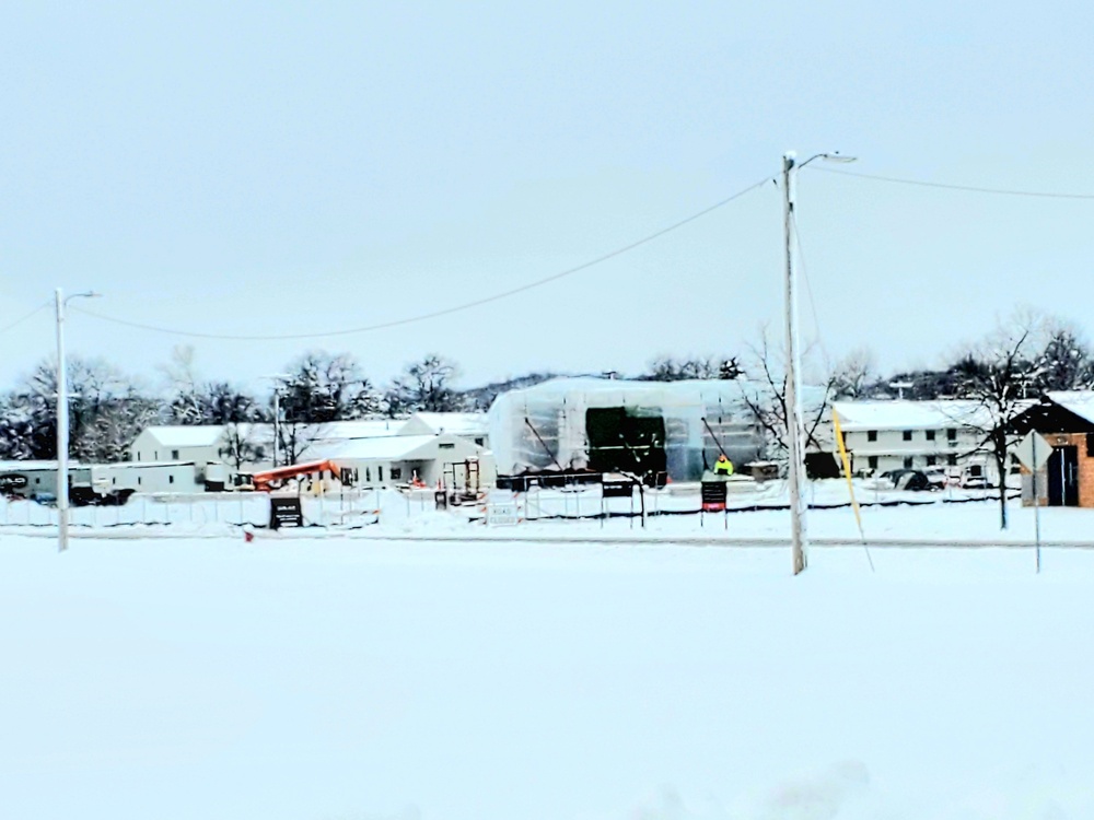 December 2022 construction operations of $11.96 million transient training brigade headquarters at Fort McCoy